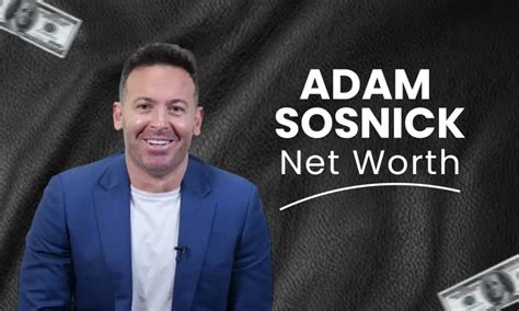 adam sosnick wife|Adam Sosnick Bio: Net Worth, Wiki, Age, Wife, Height, Family, .